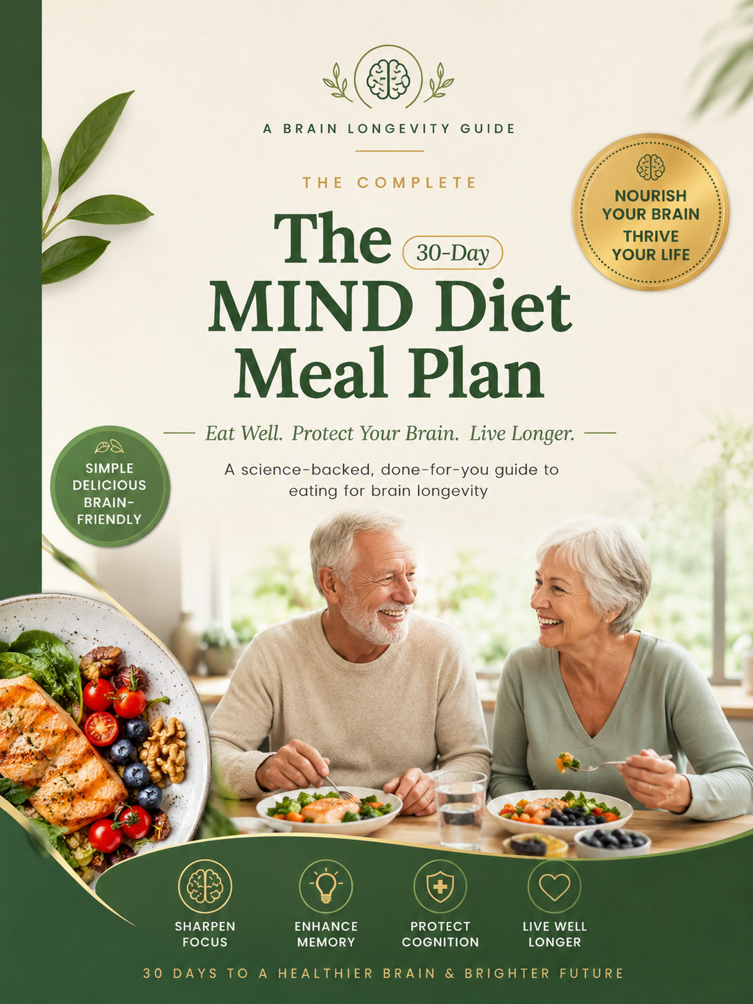 The 30-Day MIND Diet Meal Plan — Eat Well. Protect Your Brain. Live Longer.